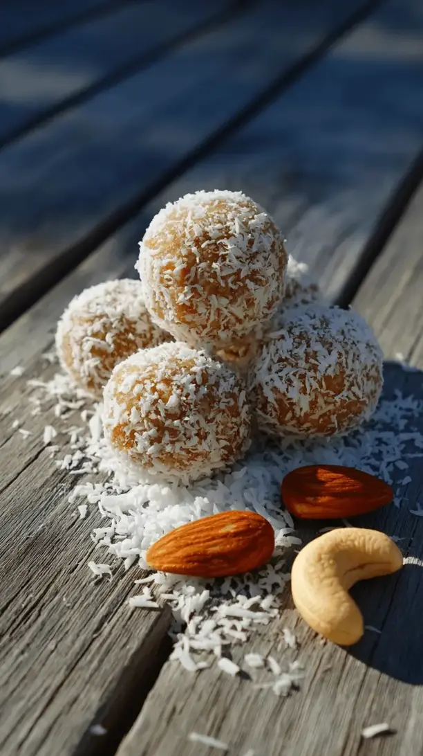 coconut cashew bliss balls