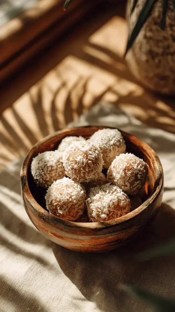 coconut cashew energy balls