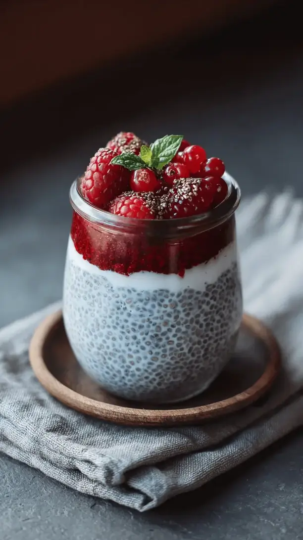 coconut chia seed pudding