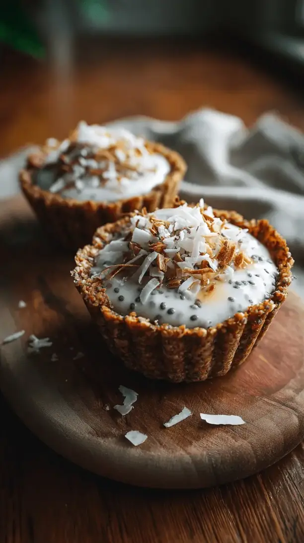 coconut cream pie chia cups
