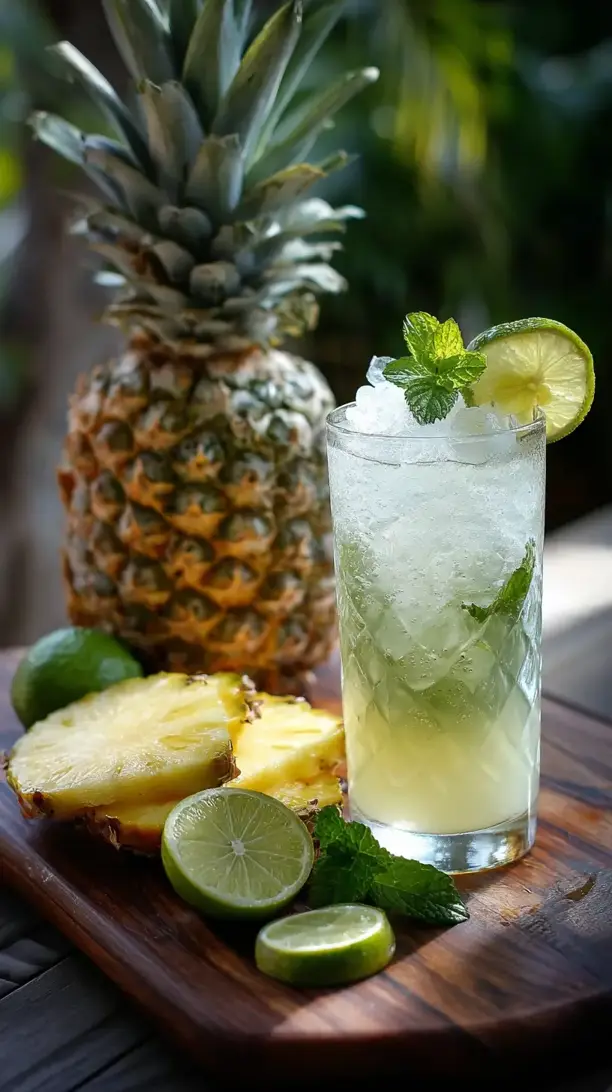 coconut water pineapple refresher