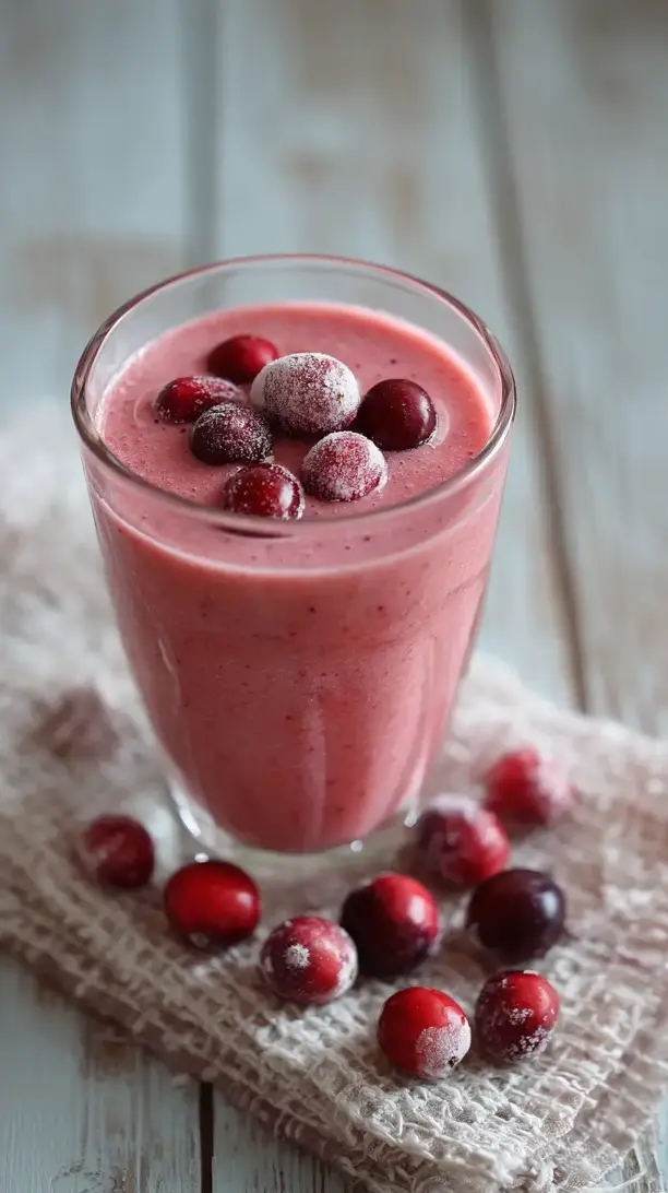 cranberry apple smoothie