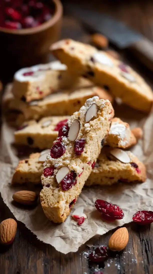 cranberry orange biscotti