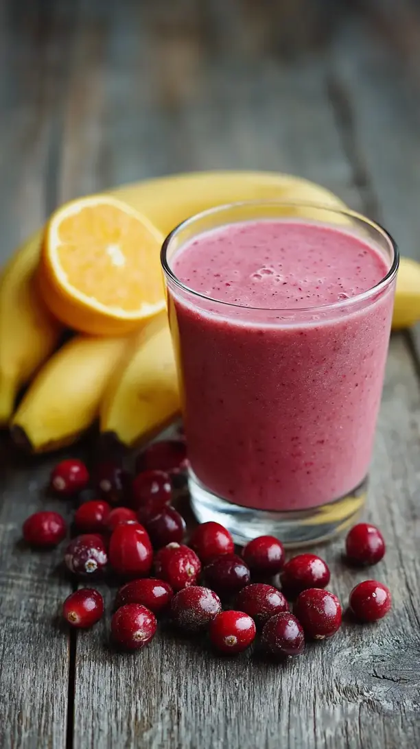 cranberry orange smoothie