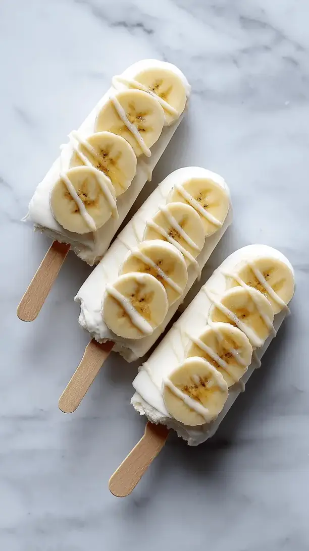 frozen yogurt covered banana pops