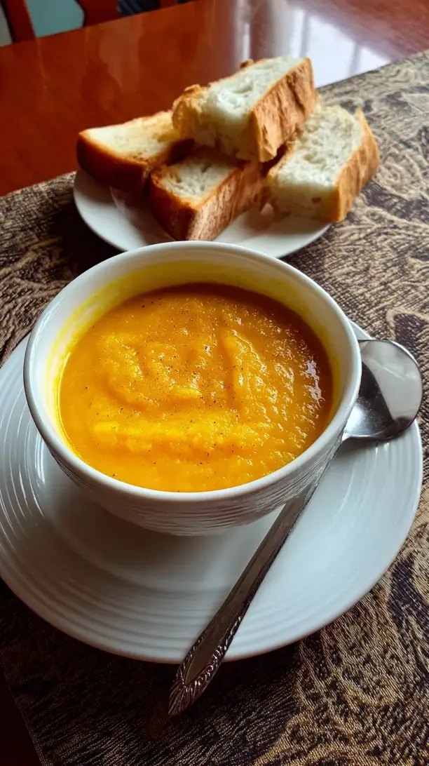 ginger carrot sweet potato soup