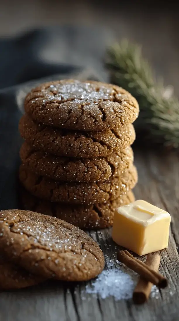 gingerbread molasses cookies