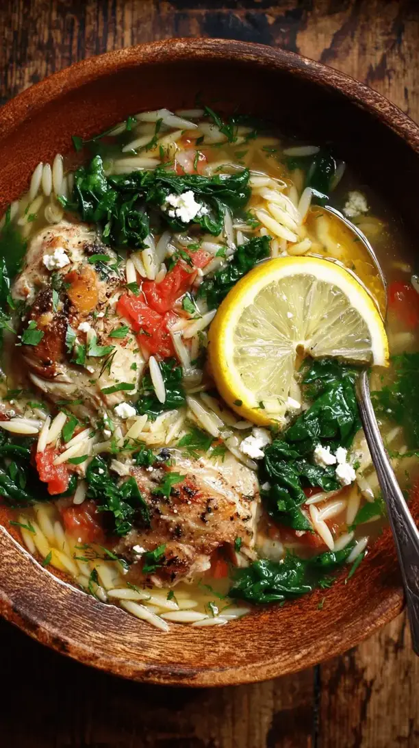 greek chicken and vegetable soup