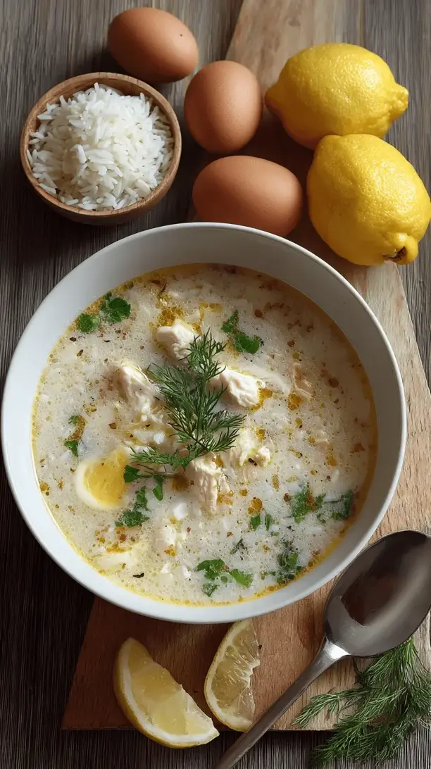 greek lemon chicken soup