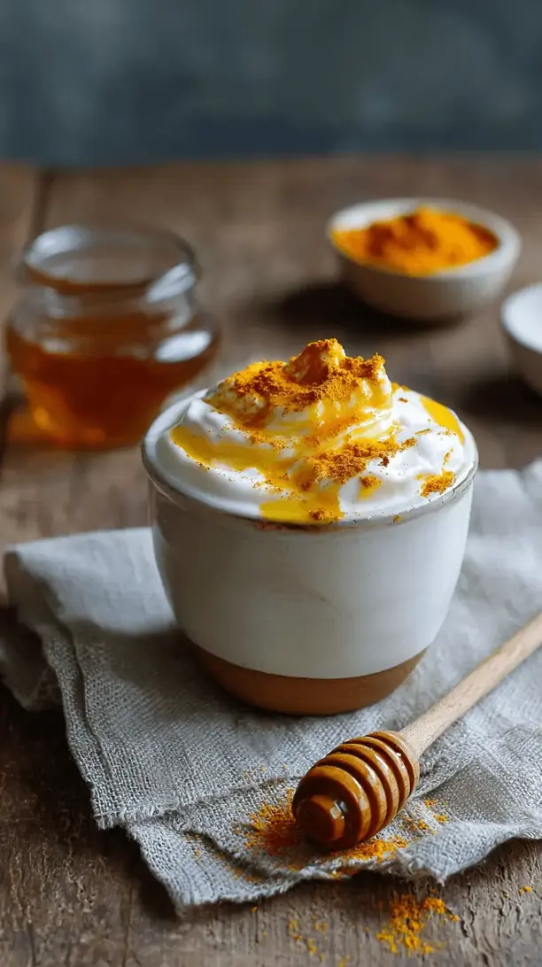 greek yogurt with turmeric and honey