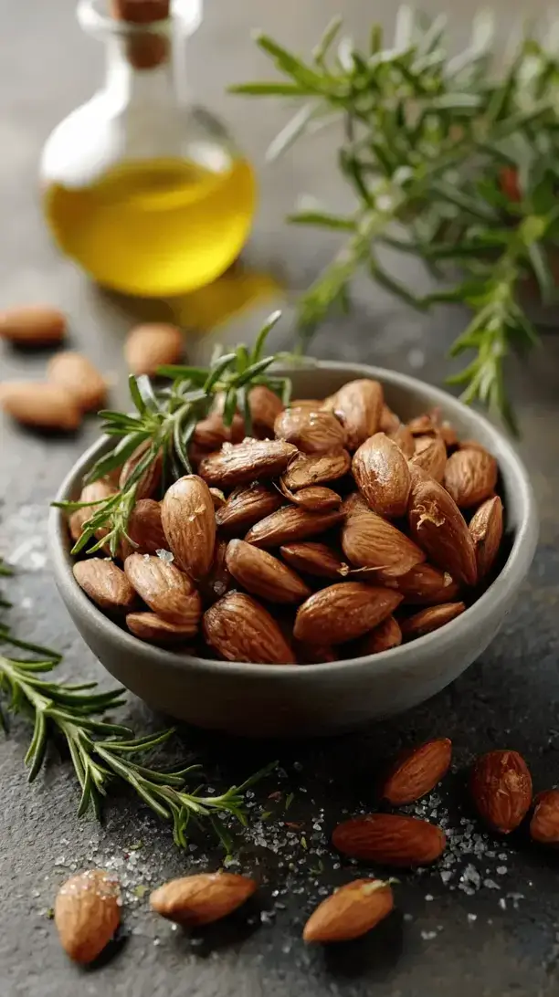 herbed almonds with rosemary