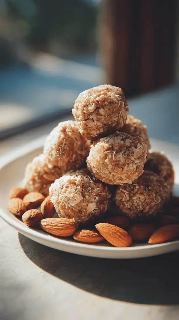 honey almond energy bites
