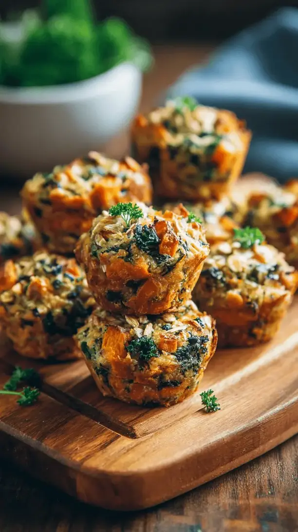 kale and sweet potato bites