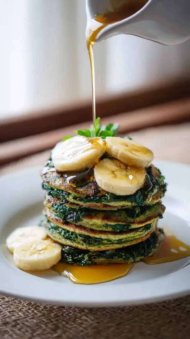 kale banana pancakes