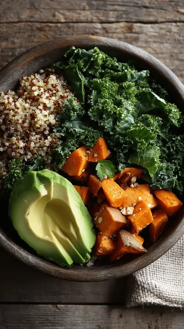 kale quinoa power bowl
