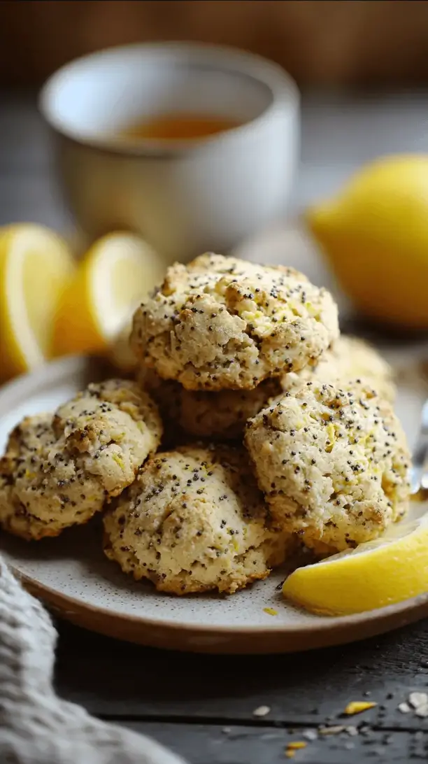 lemon chia seed cookies