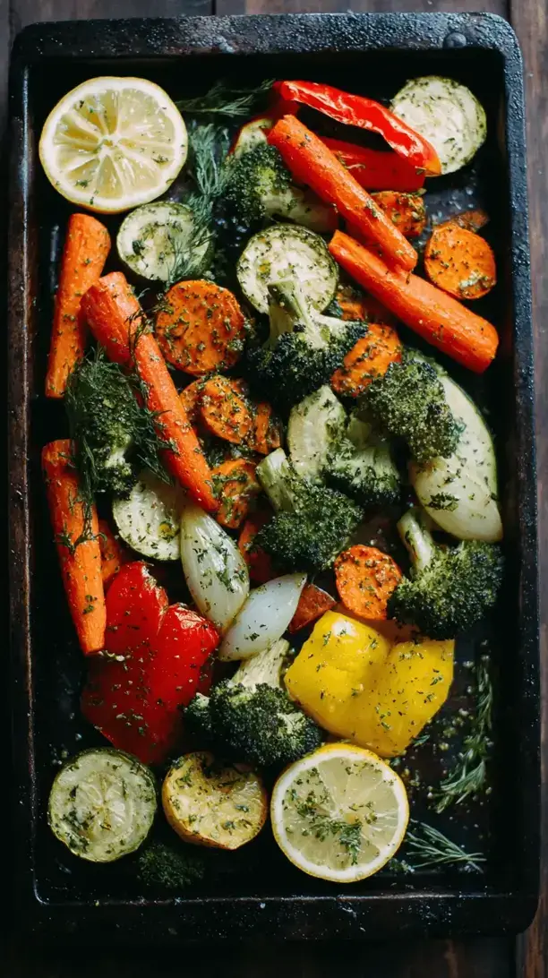 lemon herb roasted vegetables