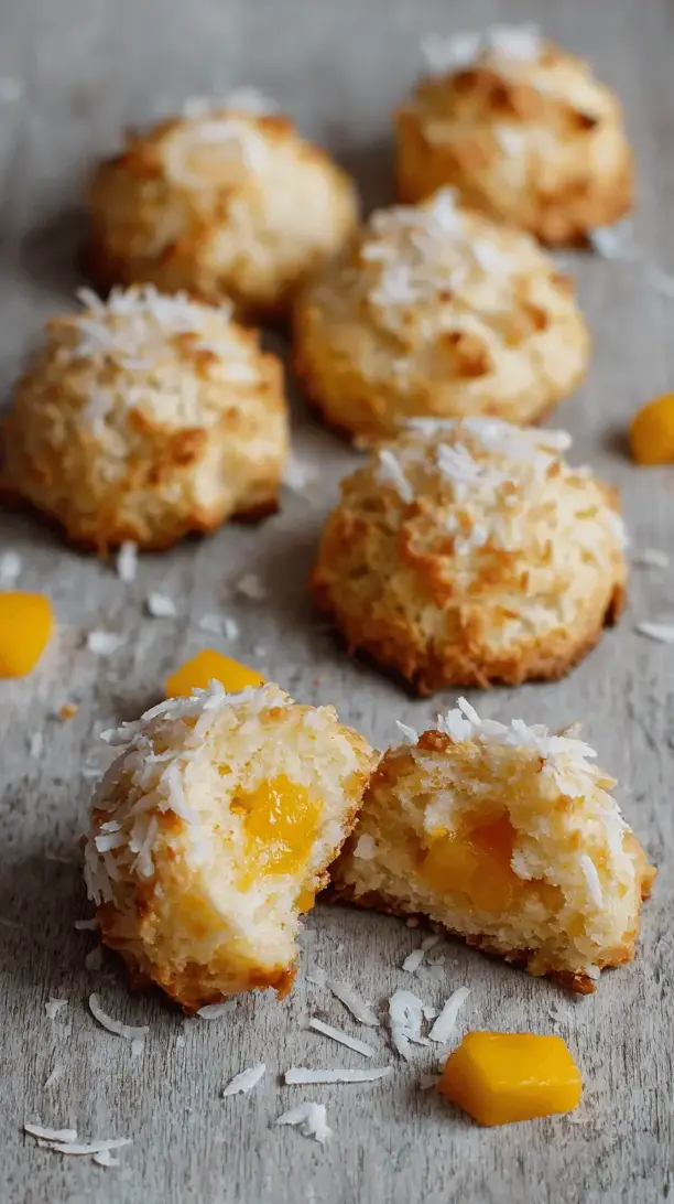 mango coconut cookies