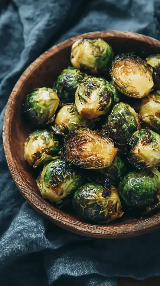 maple dijon roasted brussels sprouts