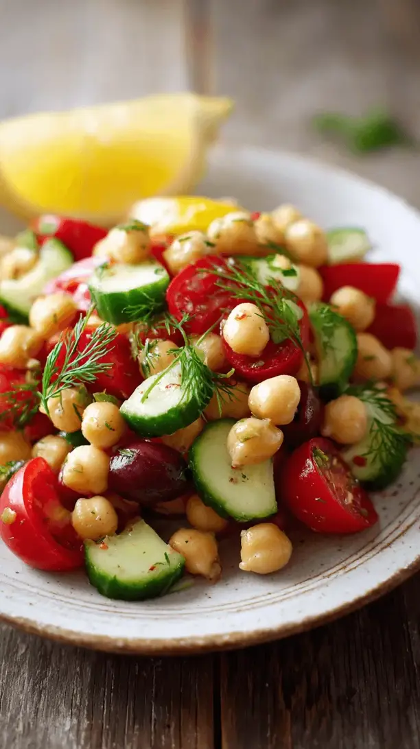 mediterranean chickpea salad