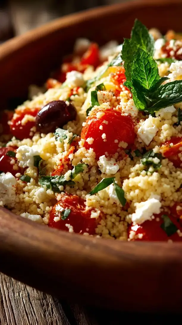 mediterranean couscous salad