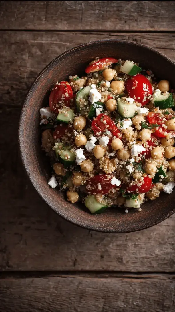 mediterranean quinoa salad