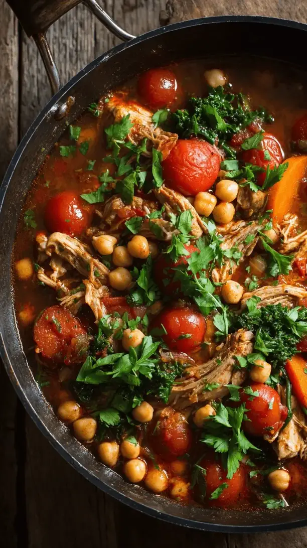 mediterranean vegetable and turkey stew