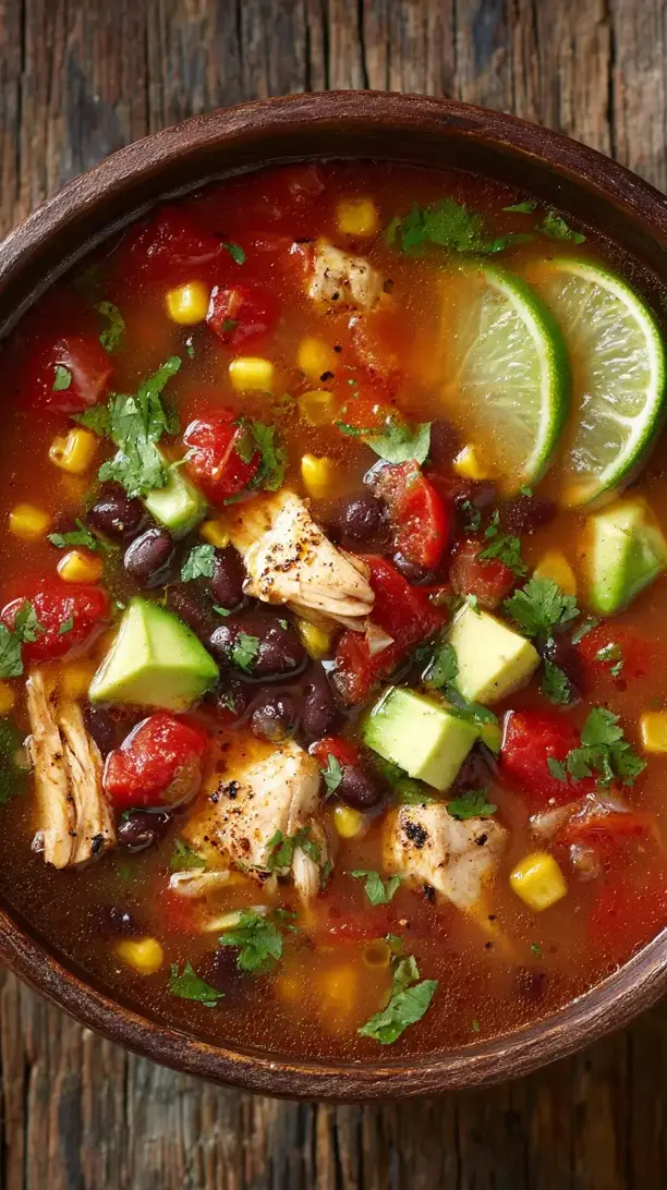 mexican chicken tortilla soup