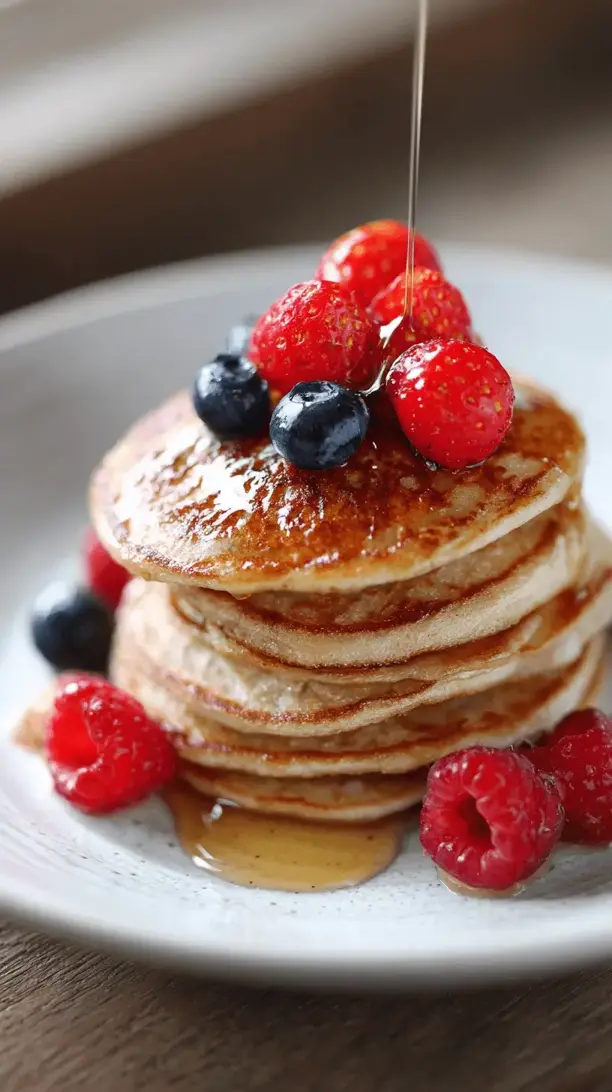 mini protein pancakes snack