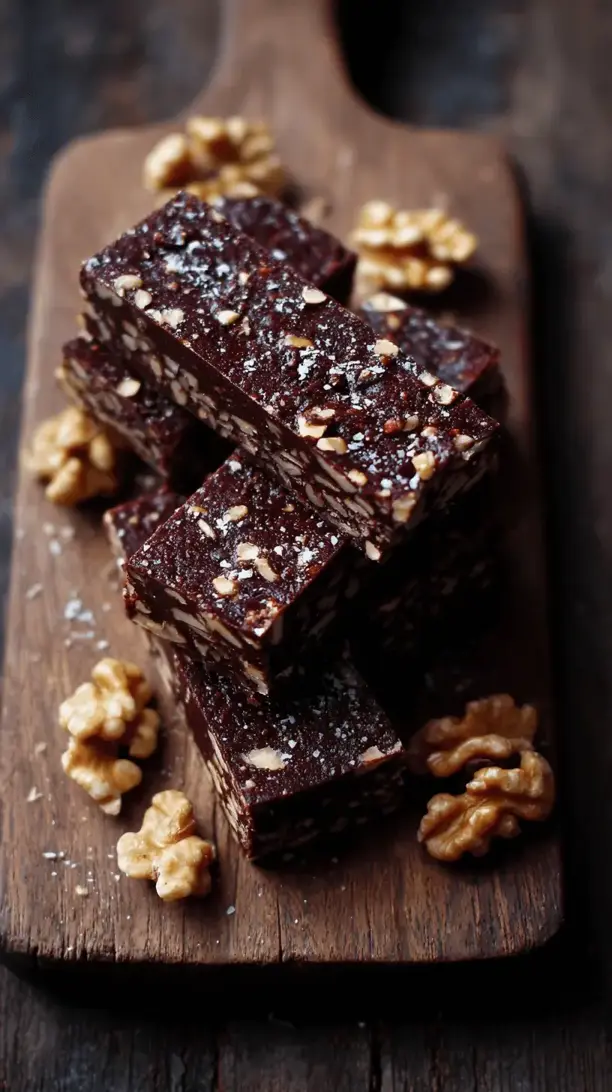 no bake energy brownie bars