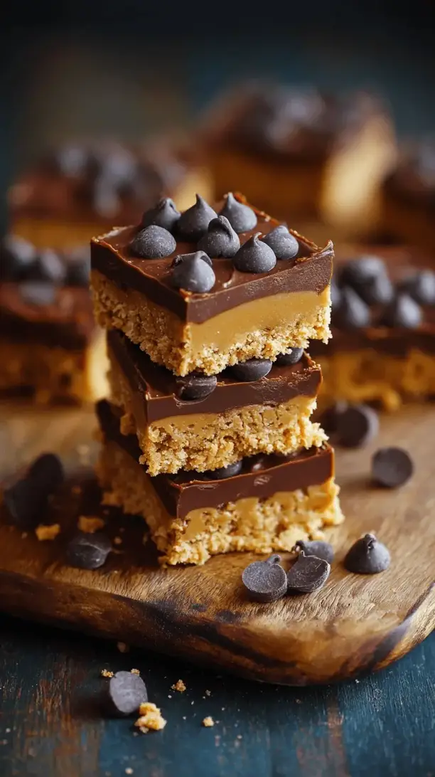 no bake peanut butter bars