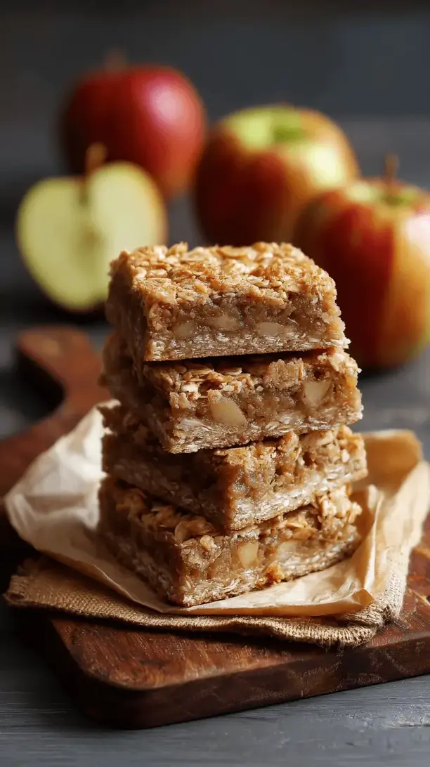 oatmeal apple pie bars