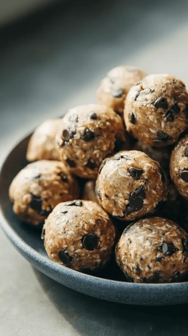 oatmeal chocolate chip cookie dough bites