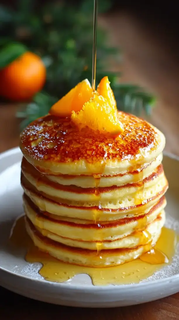 orange vanilla pancakes