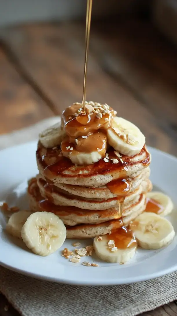 peanut butter banana pancakes