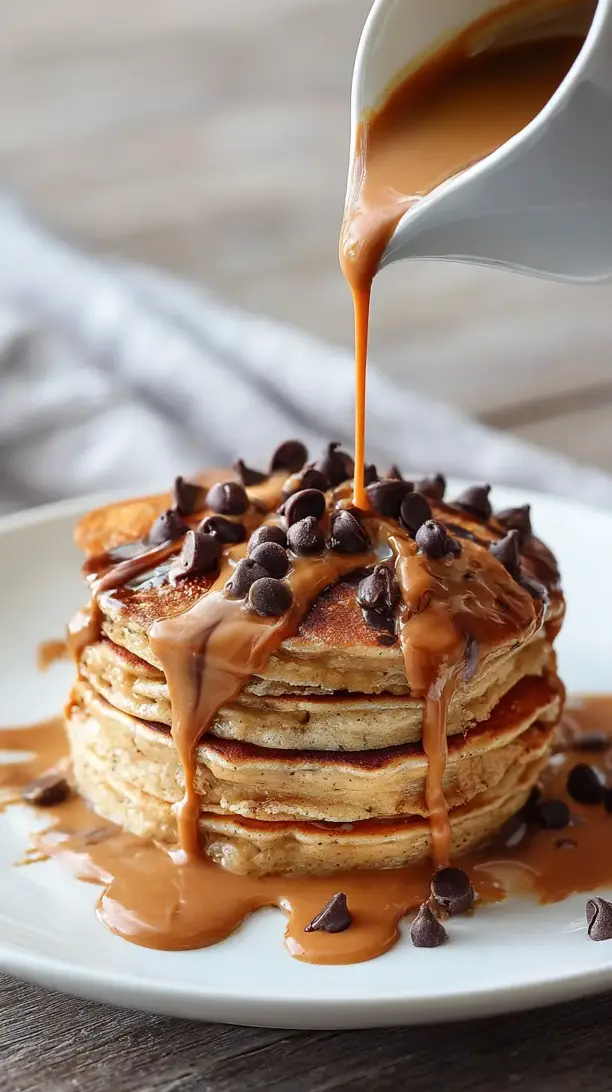 peanut butter chocolate pancakes