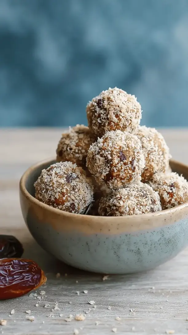 peanut butter date truffles