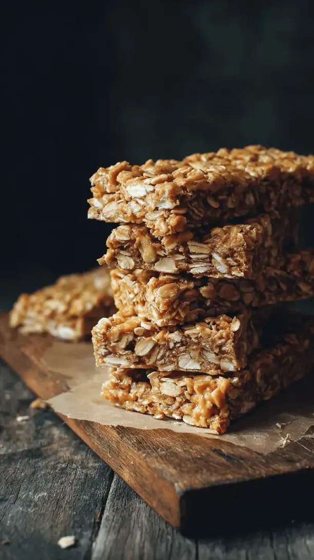 peanut butter energy oat bars