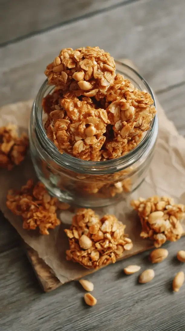 peanut butter granola clusters
