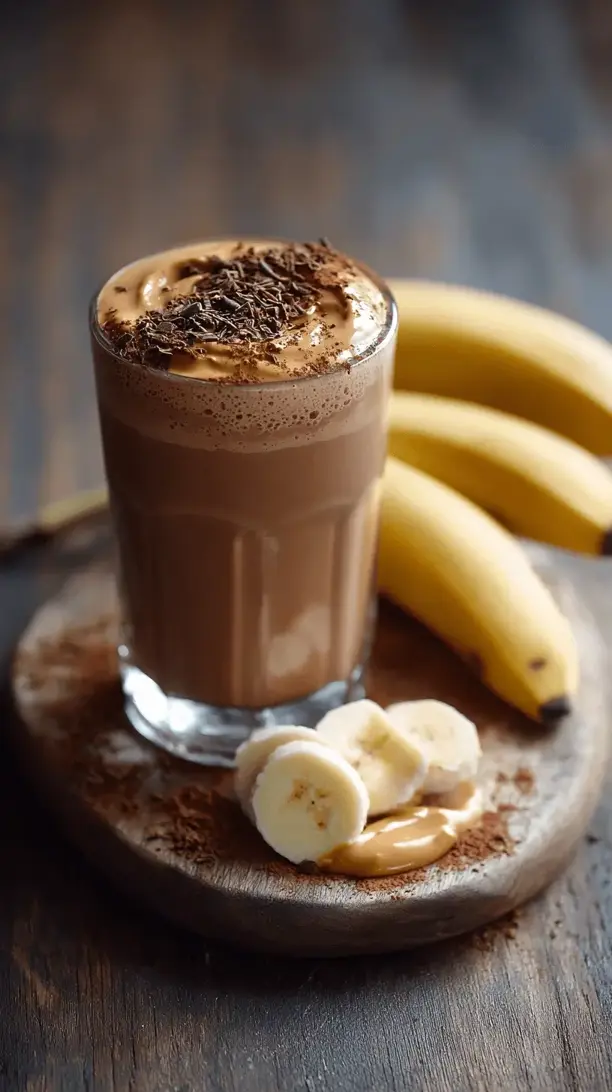 peanut butter hot chocolate smoothie