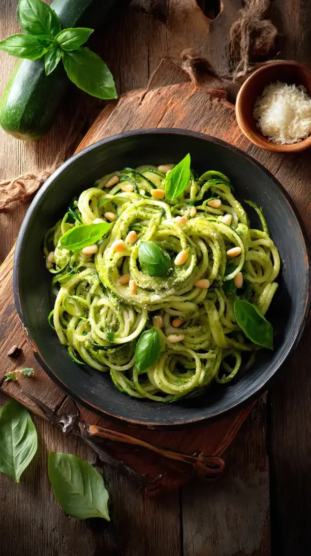 pesto zoodle pasta
