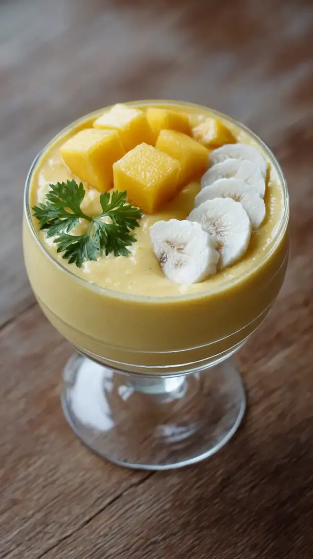 pineapple mango smoothie bowl drink