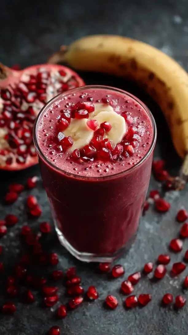 pomegranate berry smoothie