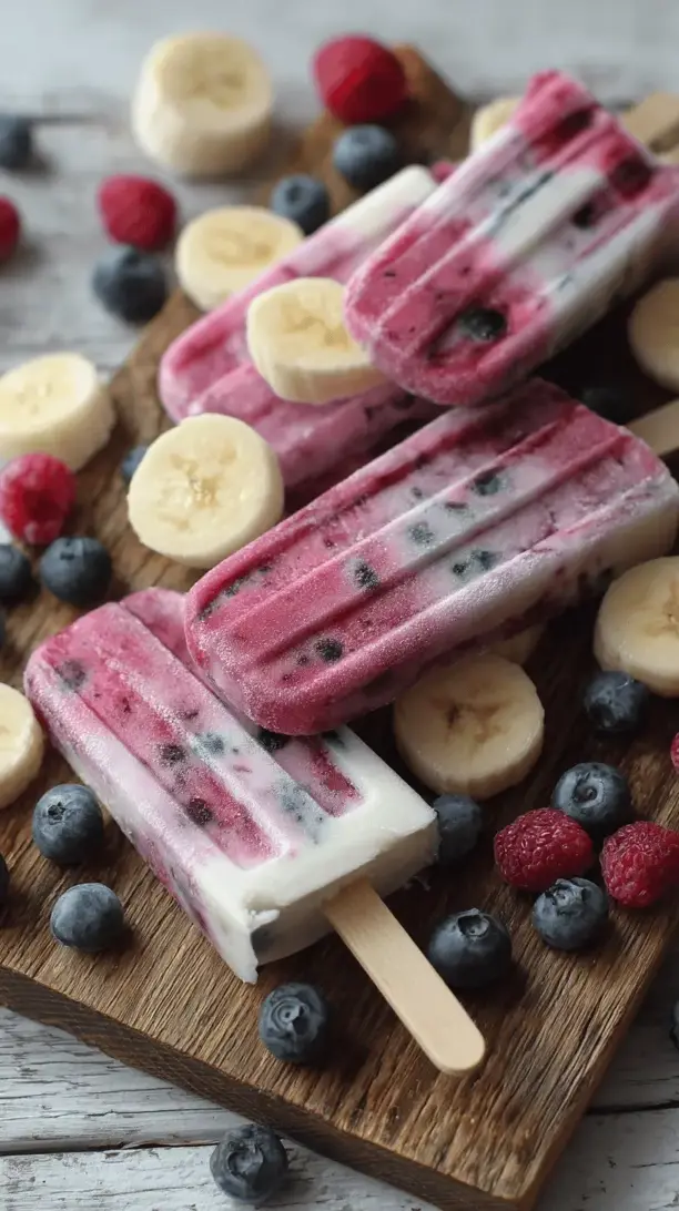 protein smoothie popsicles