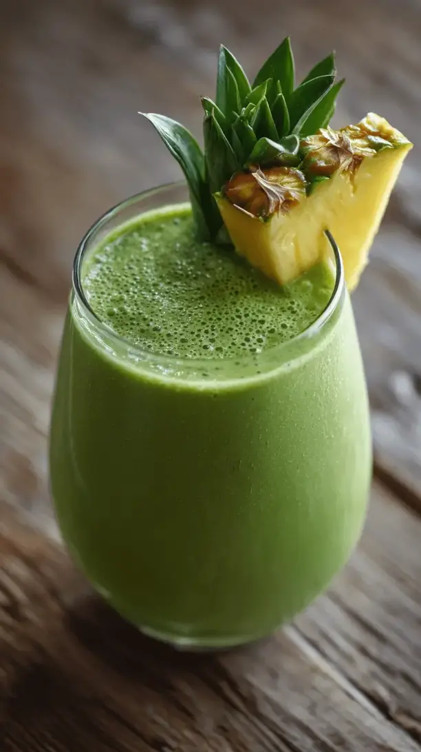 protein smoothie with spinach