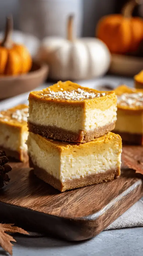 pumpkin cheesecake bars