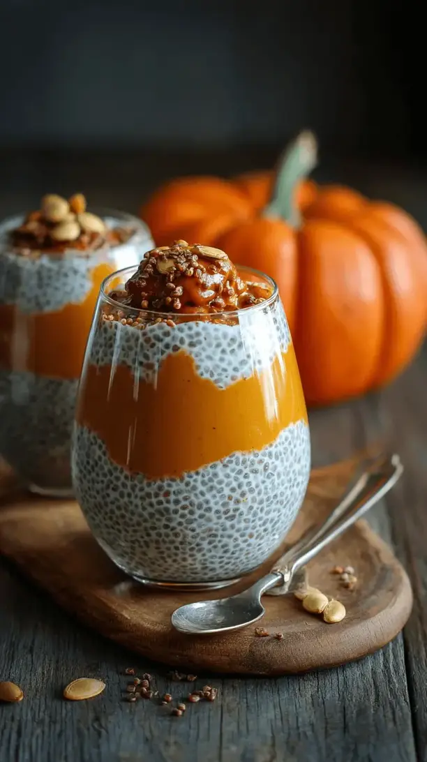 pumpkin chia overnight pudding