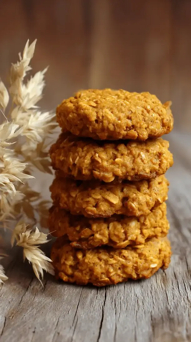 pumpkin oatmeal cookies