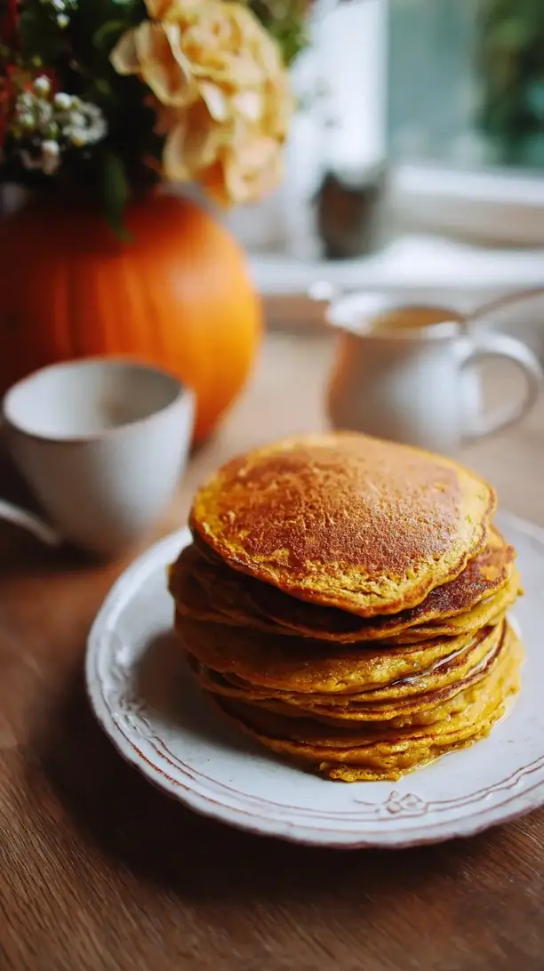pumpkin oatmeal pancakes