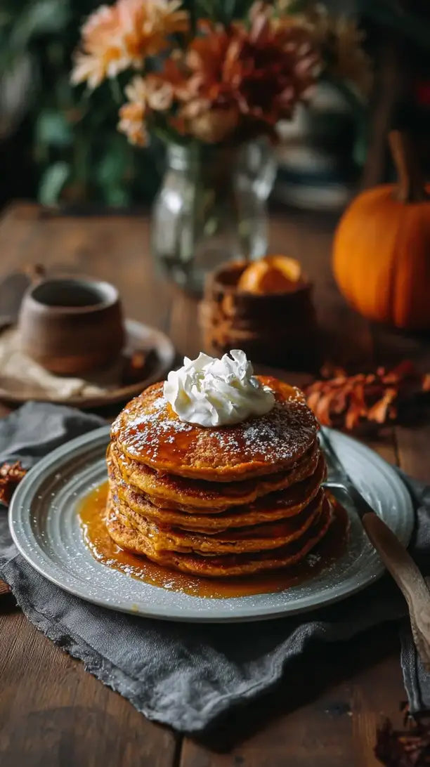 pumpkin spice pancakes